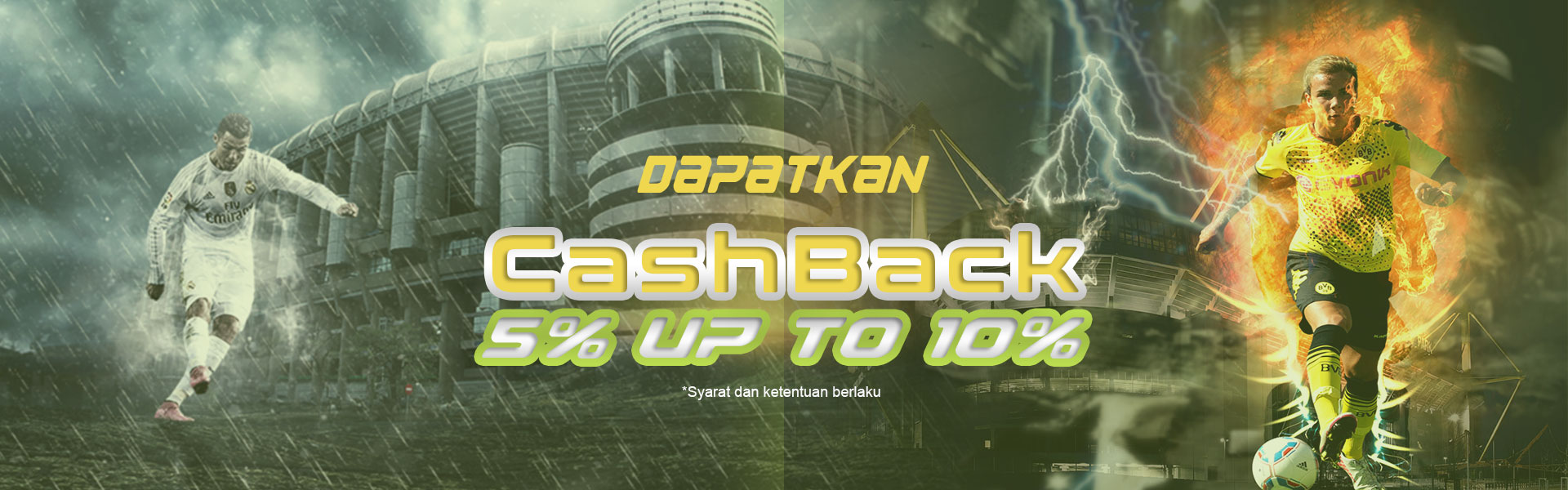 CashBack 5% up tu 10%